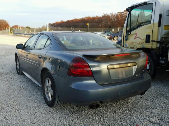 2G2WP552271209191 - 2007 PONTIAC GRAND PRIX TEAL photo 3