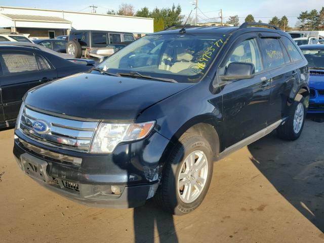 2FMDK38C18BA36393 - 2008 FORD EDGE BLUE photo 2