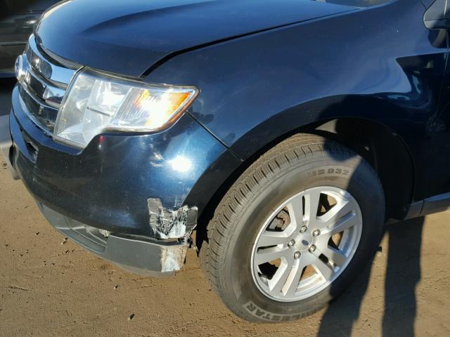 2FMDK38C18BA36393 - 2008 FORD EDGE Mavi fotoğraf 9