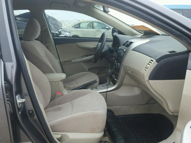 JTDBU4EE6BJ104465 - 2011 TOYOTA COROLLA BA GRAY photo 5