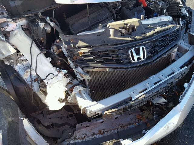 JHMGE8H54DC035433 - 2013 HONDA FIT SPORT SILVER photo 9