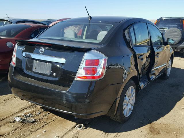 3N1AB6AP5CL645119 - 2012 NISSAN SENTRA 2.0 BLACK photo 4