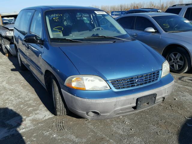 2FMDA50471BC00335 - 2001 FORD WINDSTAR L BLUE photo 1