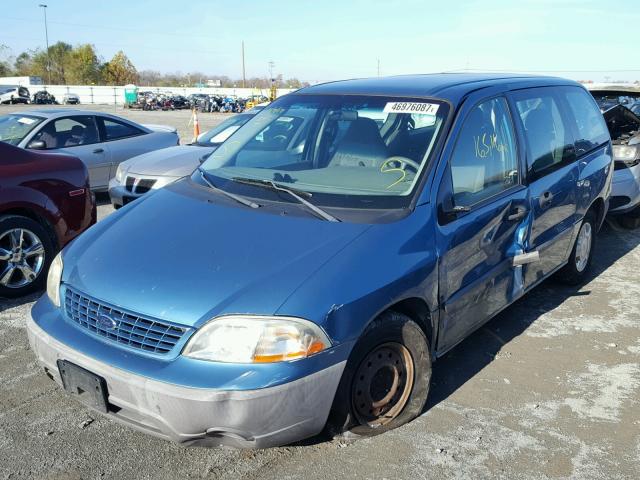 2FMDA50471BC00335 - 2001 FORD WINDSTAR L BLUE photo 2