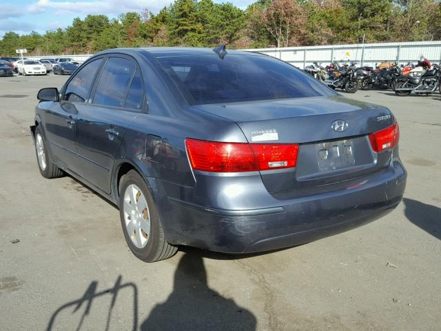 5NPET46CX9H547198 - 2009 HYUNDAI SONATA GLS GRAY photo 3