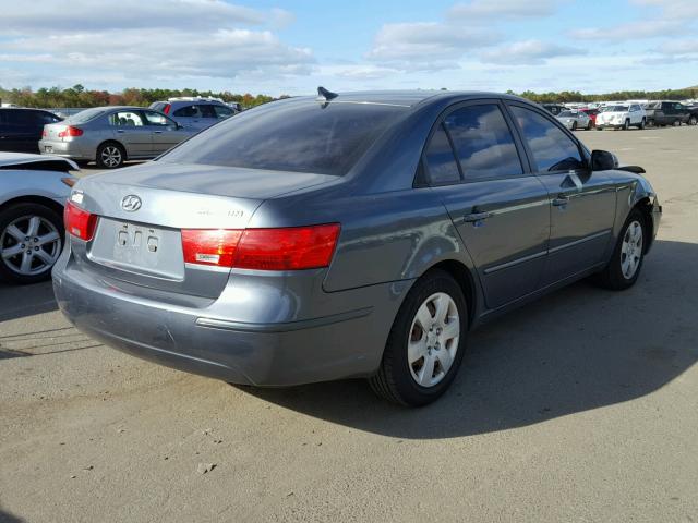 5NPET46CX9H547198 - 2009 HYUNDAI SONATA GLS GRAY photo 4