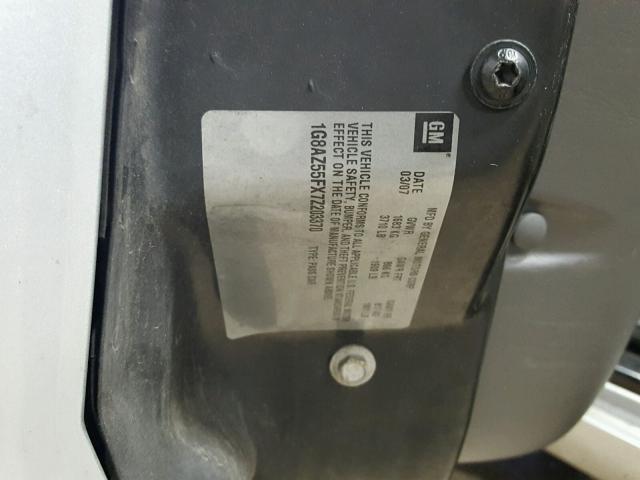 1G8AZ55FX7Z203370 - 2007 SATURN ION LEVEL SILVER photo 10