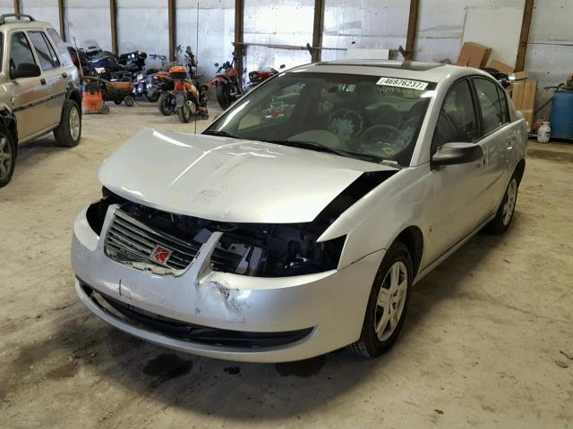 1G8AZ55FX7Z203370 - 2007 SATURN ION LEVEL SILVER photo 2