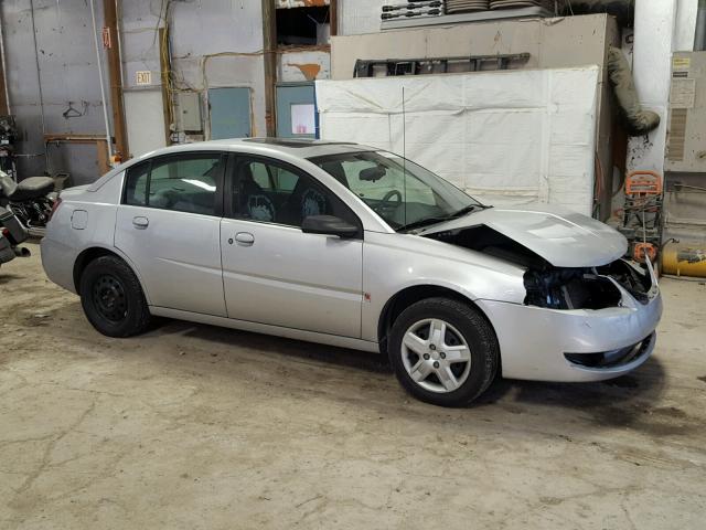 1G8AZ55FX7Z203370 - 2007 SATURN ION LEVEL SILVER photo 9