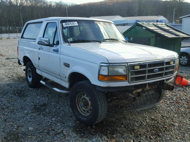 1FMEU15H4TLB79012 - 1996 FORD BRONCO U10 WHITE photo 1