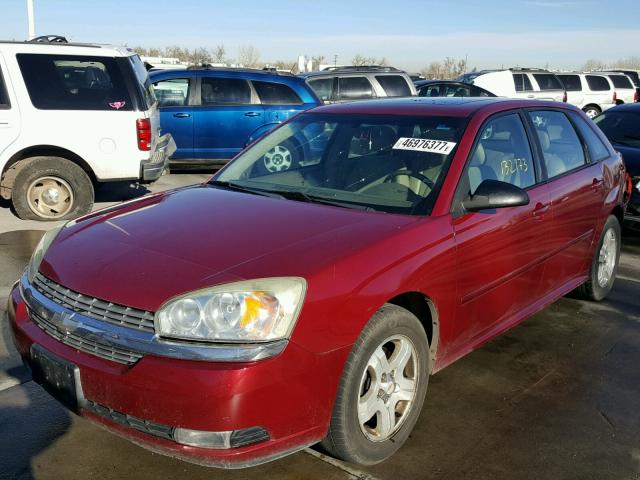 1G1ZU64894F242506 - 2004 CHEVROLET MALIBU MAX MAROON photo 2