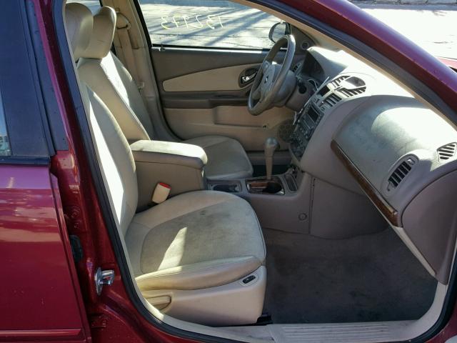 1G1ZU64894F242506 - 2004 CHEVROLET MALIBU MAX მუქწითელი ფოტო 5