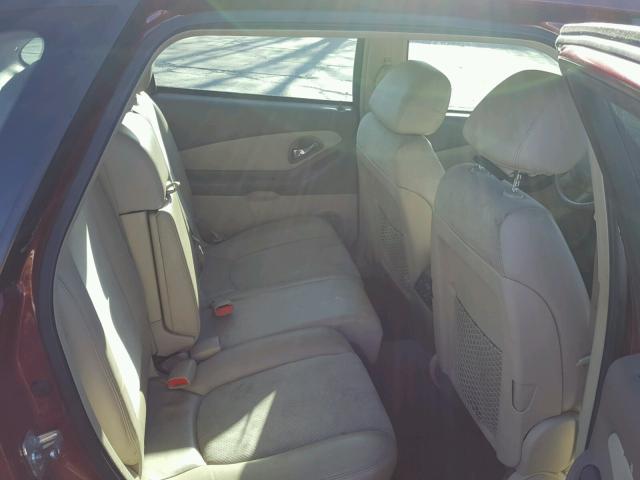 1G1ZU64894F242506 - 2004 CHEVROLET MALIBU MAX მუქწითელი ფოტო 6