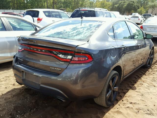 1C3CDFBB4FD390979 - 2015 DODGE DART SXT GRAY photo 4