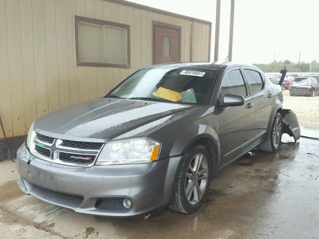 1C3CDZEG3CN309842 - 2012 DODGE AVENGER SX GRAY photo 2