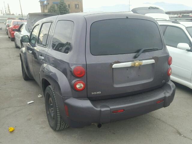 3GNDA13D66S618953 - 2006 CHEVROLET HHR LS PURPLE photo 3