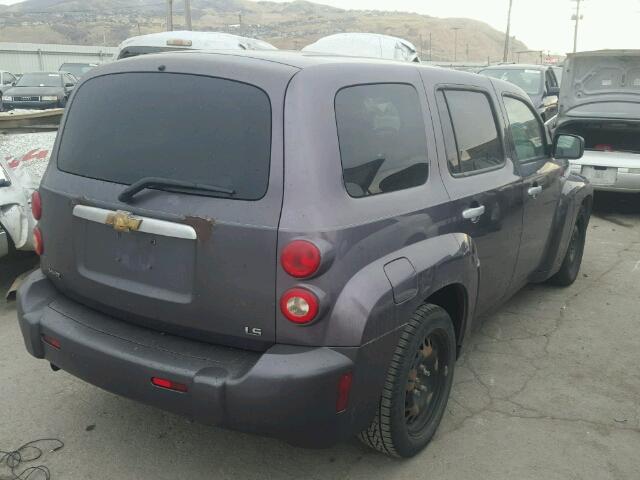 3GNDA13D66S618953 - 2006 CHEVROLET HHR LS PURPLE photo 4