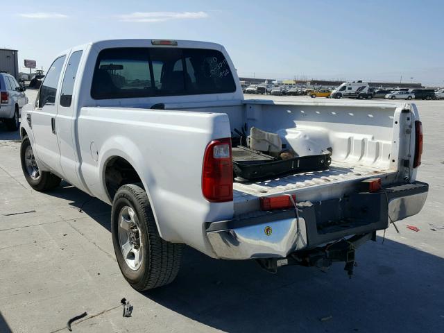 1FTSX21R88EB58730 - 2008 FORD F250 SUPER WHITE photo 3