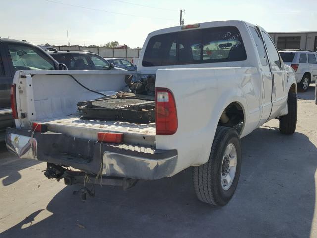 1FTSX21R88EB58730 - 2008 FORD F250 SUPER WHITE photo 4