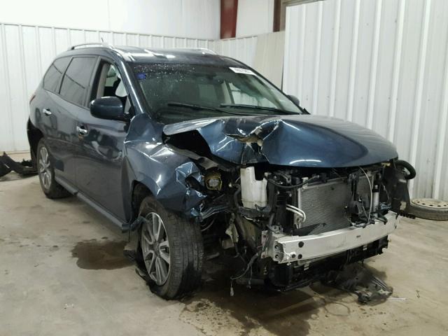 5N1AR2MN4FC715846 - 2015 NISSAN PATHFINDER BLUE photo 1