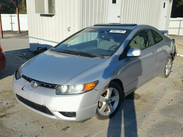 2HGFG12898H548554 - 2008 HONDA CIVIC EX SILVER photo 2