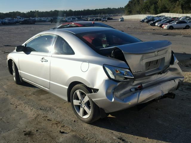 2HGFG12898H548554 - 2008 HONDA CIVIC EX SILVER photo 3