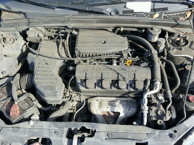 1HGEM21533L010039 - 2003 HONDA CIVIC LX BLACK photo 7