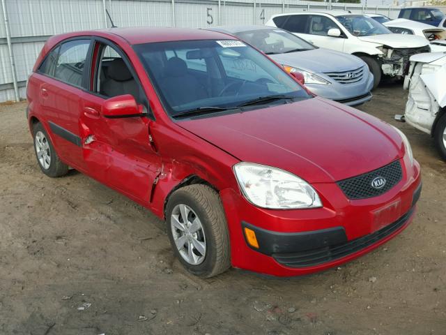 KNADE243196488059 - 2009 KIA RIO 5 SX RED photo 1