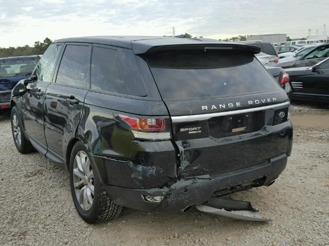 SALWR2VFXFA611822 - 2015 LAND ROVER RANGE ROVE BLACK photo 3