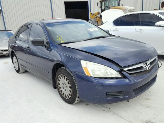 1HGCM56147A014164 - 2007 HONDA ACCORD VAL BLUE photo 1