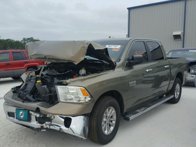 1C6RR6LGXDS637388 - 2013 RAM 1500 SLT TAN photo 2