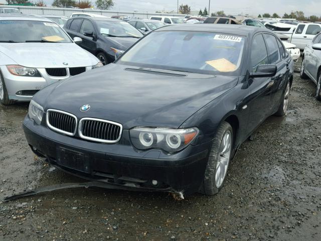 WBAGN63524DS53858 - 2004 BMW 745 LI BLACK photo 2