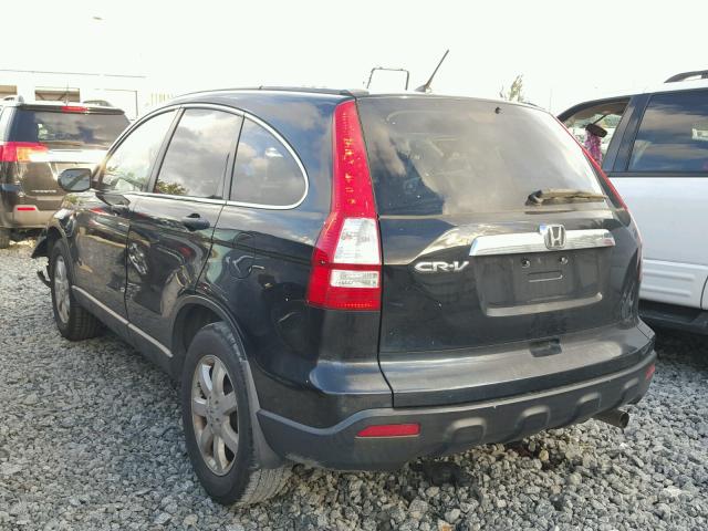 3CZRE38558G705002 - 2008 HONDA CR-V EX შავი ფოტო 3