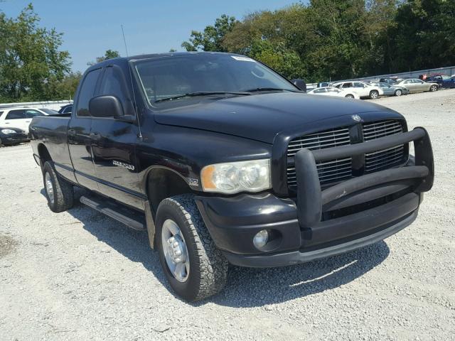 3D7KU28WX3G772853 - 2003 DODGE RAM 2500 S BLACK photo 1