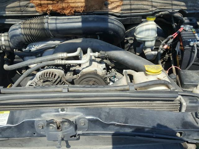 3D7KU28WX3G772853 - 2003 DODGE RAM 2500 S BLACK photo 7