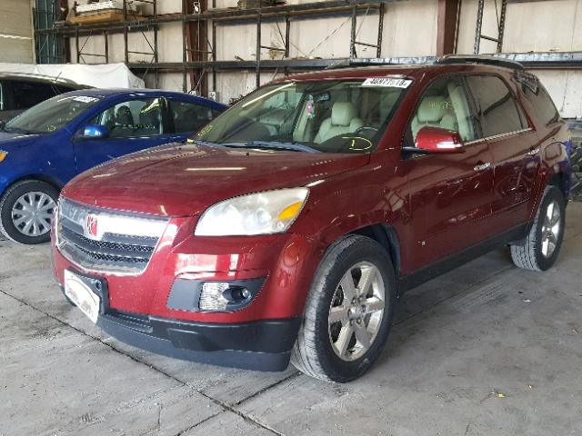 5GZER33748J215102 - 2008 SATURN OUTLOOK XR წითელი ფოტო 2