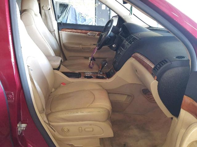 5GZER33748J215102 - 2008 SATURN OUTLOOK XR წითელი ფოტო 5