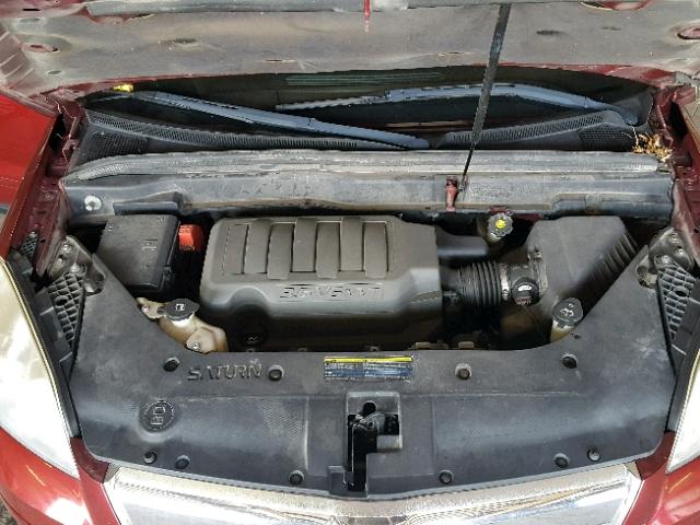 5GZER33748J215102 - 2008 SATURN OUTLOOK XR წითელი ფოტო 7