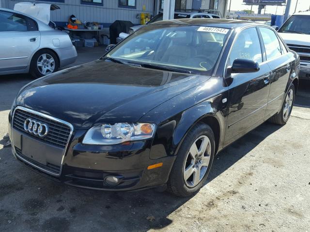 WAUAF78E96A229126 - 2006 AUDI A4 2 BLACK photo 2