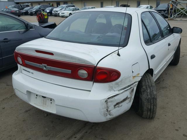 1G1JF52F037205923 - 2003 CHEVROLET CAVALIER L WHITE photo 4