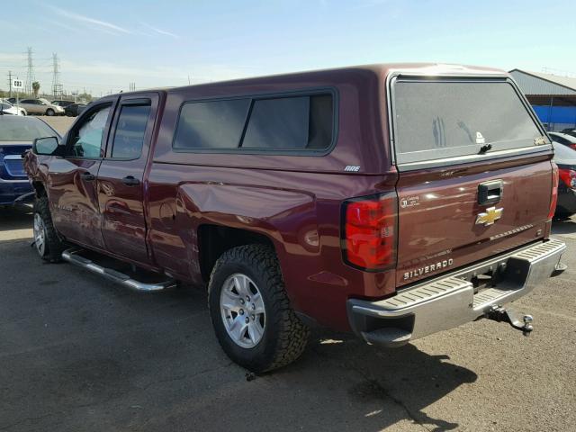 1GCRCREH3EZ113266 - 2014 CHEVROLET SILVERADO BURGUNDY photo 3