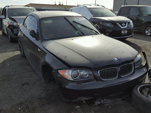 WBAUC73598VF25324 - 2008 BMW 135 I BLACK photo 1