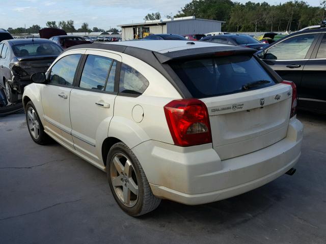 1B3HB78K07D159052 - 2007 DODGE CALIBER WHITE photo 3