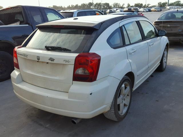 1B3HB78K07D159052 - 2007 DODGE CALIBER WHITE photo 4