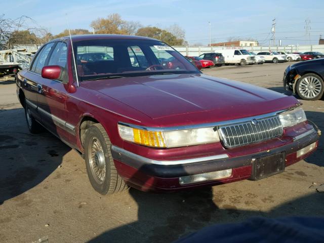 2MELM75W8PX670199 - 1993 MERCURY GRAND MARQ RED photo 1