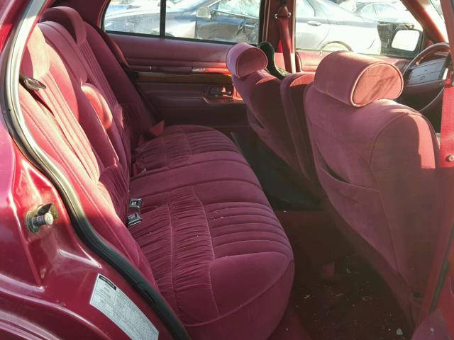 2MELM75W8PX670199 - 1993 MERCURY GRAND MARQ RED photo 6