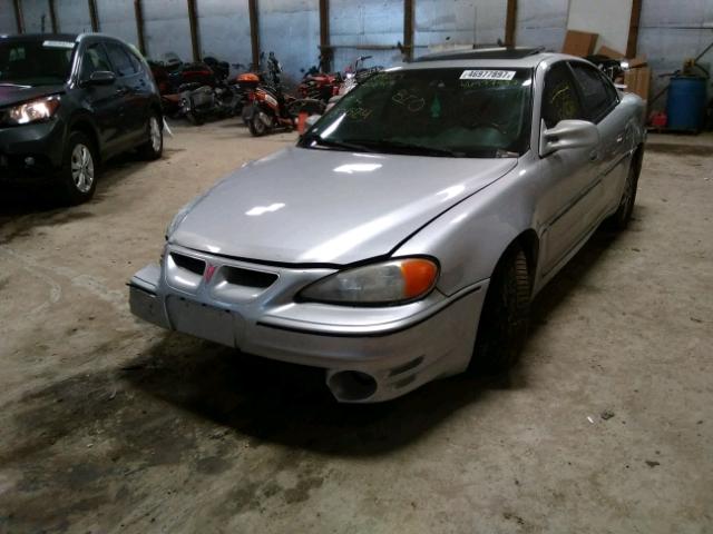 1G2NV52E21C137524 - 2001 PONTIAC GRAND AM SILVER photo 2