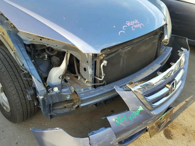 5FNRL38406B123203 - 2006 HONDA ODYSSEY EX BLUE photo 9