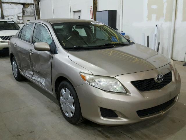 1NXBU40E19Z119466 - 2009 TOYOTA COROLLA BA BEIGE photo 1