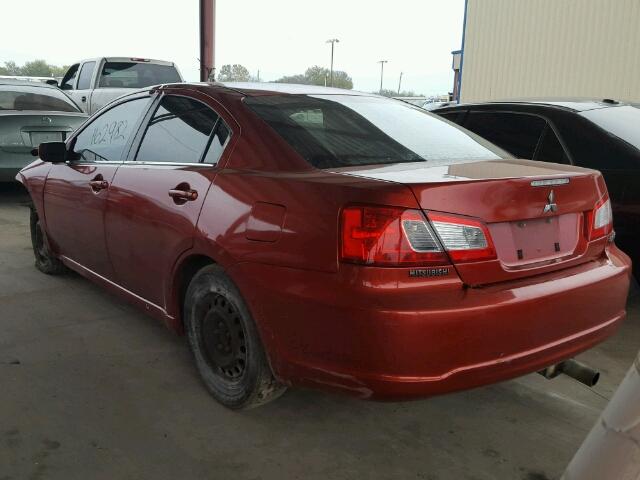 4A32B3FF6BE015511 - 2011 MITSUBISHI GALANT ES RED photo 3